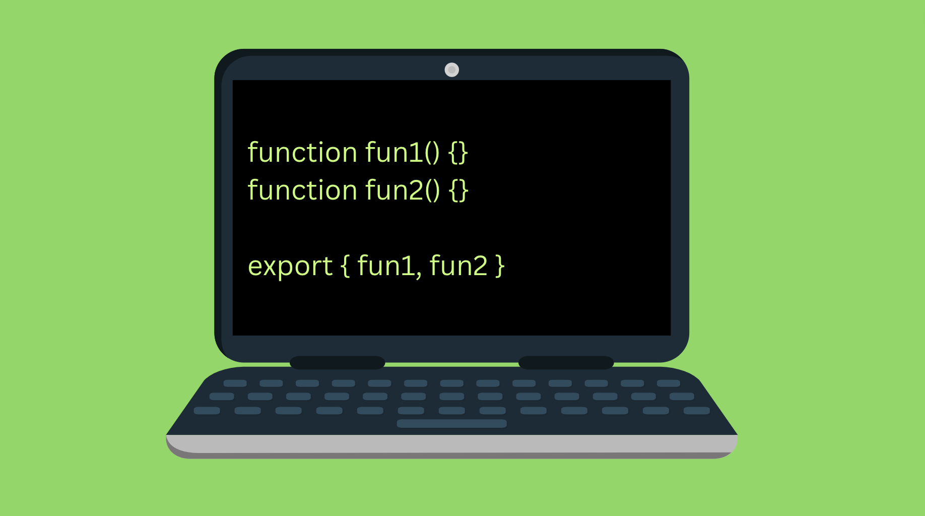 Exporting multiple functions in JavaScript