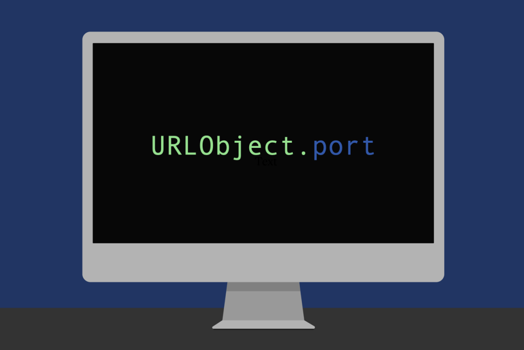 Parsing the port from the URL in JavaScript with urlobject.port