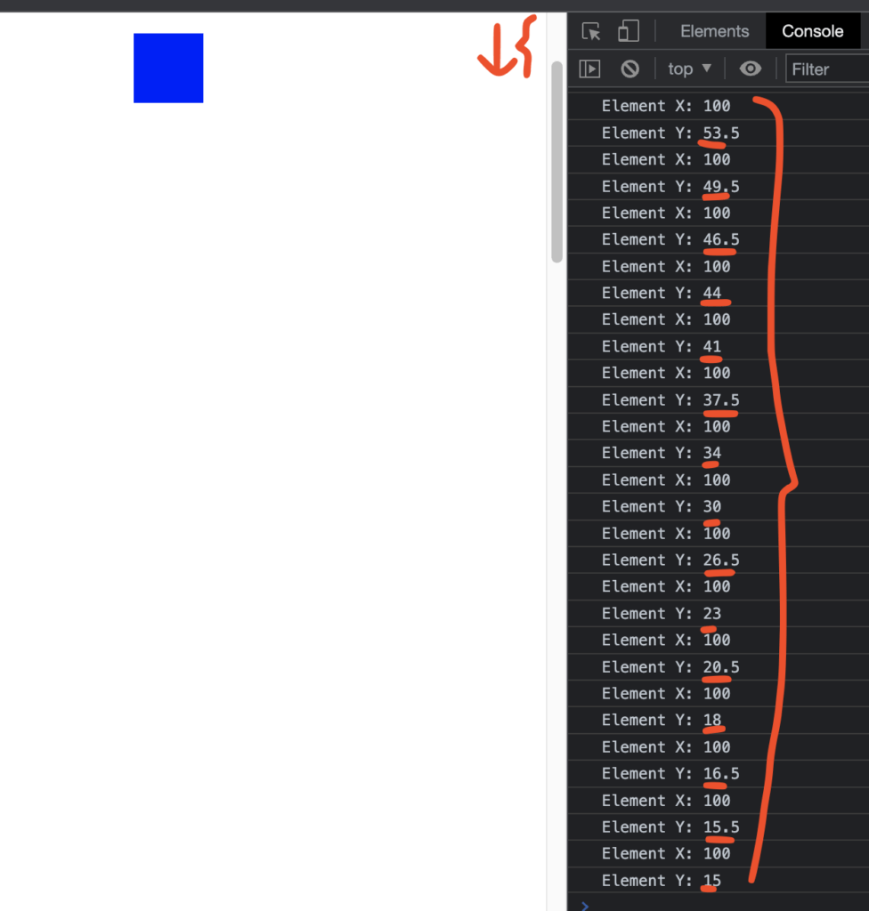 Viewport-relative position changes with scrolling